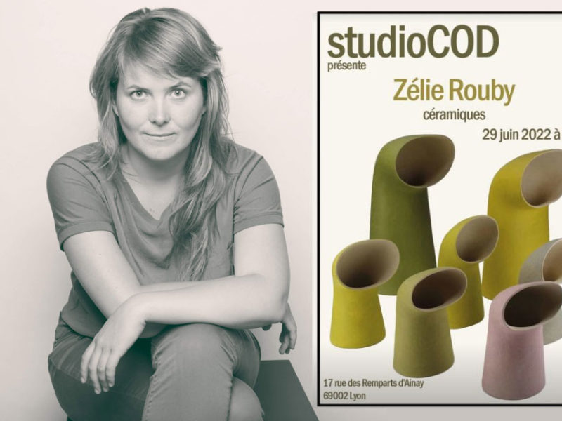 Exposition de Zélie Rouby - Céramiques STUDIO COD, juin et juillet 2022